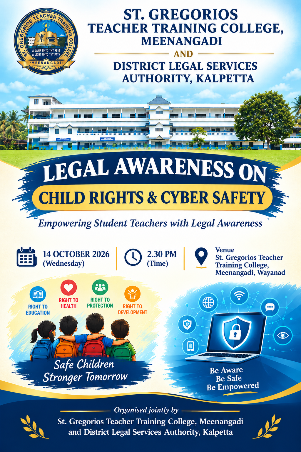 Legal Awareness Seminar on “ Child Rights & Cyber safety” 